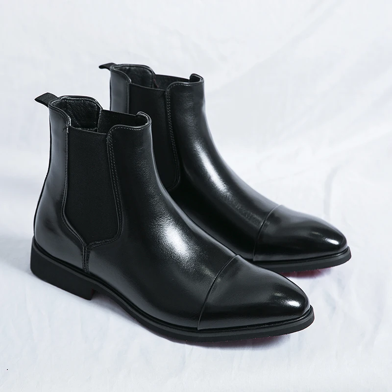 

High-Quality Men's Chelsea Boots, Business Casual Versatile Trendy Fashion Boots, Stylish and Comfortable Footwear