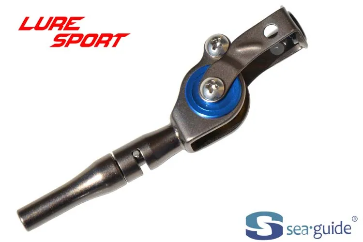SEAGUIDE SCXRHT-T Silberblauer Stahlrahmen mit Messingrollen-Oberführung, Hochleistungs-Bootruten-Bauteil, Reparatur-DIY-Zubehör – Detail 6