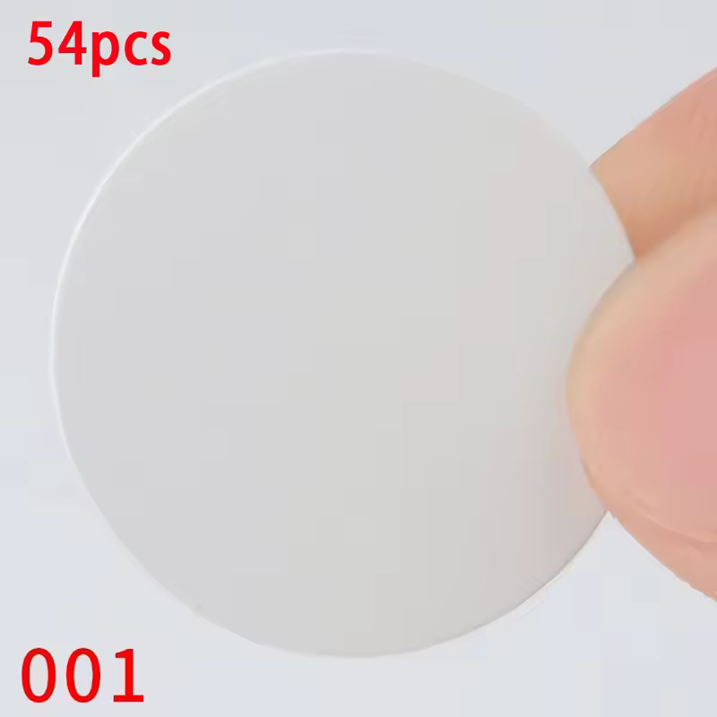 54Pcs Wooden Furniture Self Adhesive Screw Cap Cover Hole Stickers Wood Craft Desk Cabinet Drawer Art Sticker Ornament - Image 9