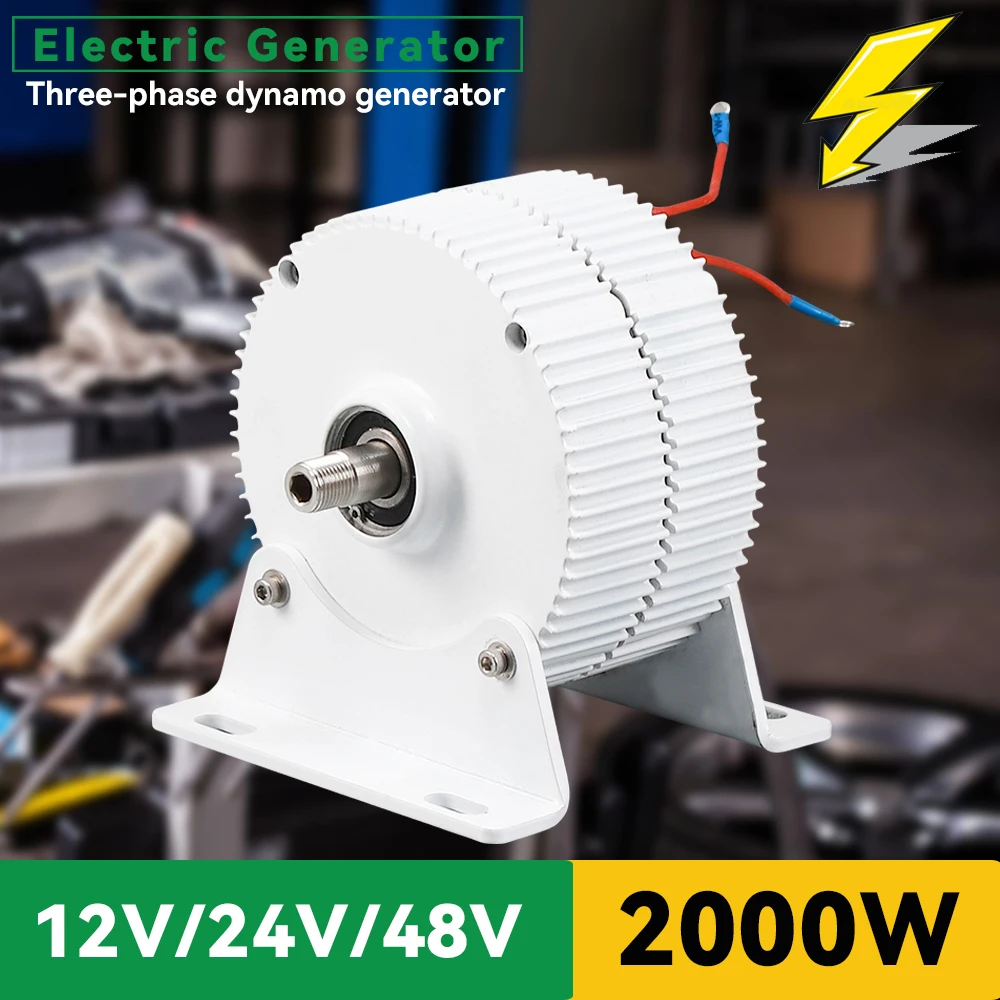 

2KW 5000W 3000W Electric Generator Windmills Water Turbine Gearless Permanent Magnet Generators Power 12V 24V 48V For Home Use