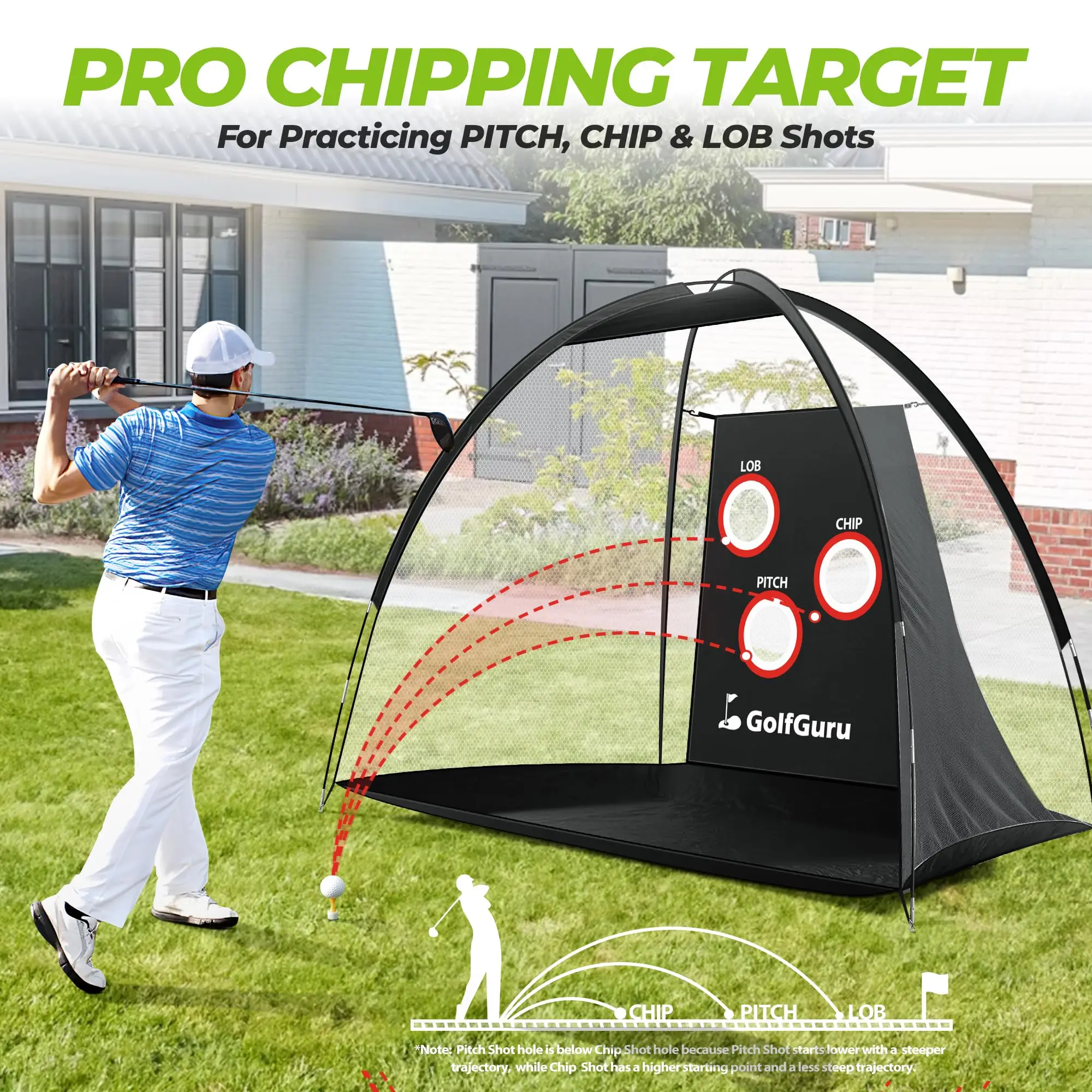 Professional Golf Practice Net Indoor Outdoor Exercise Pract