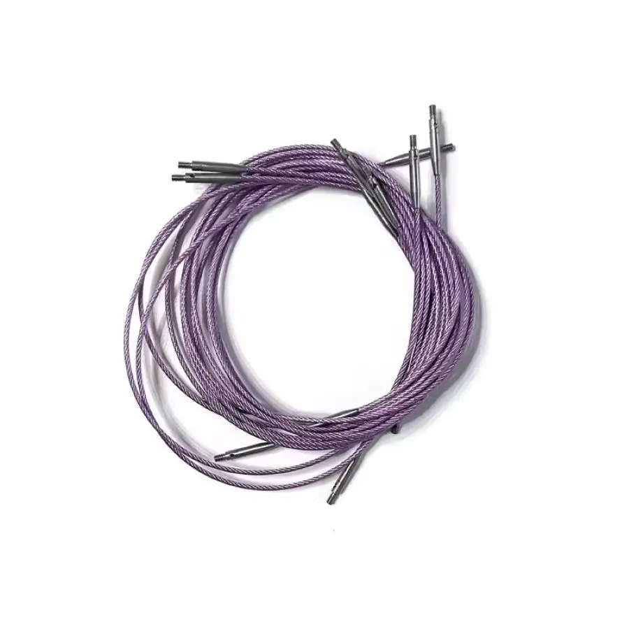 1PCS Interchangeable Crochet Needles Rope Circular Knitting Needles Accessories Weaving Yarn Knitting Tools 40/60/80/100cm