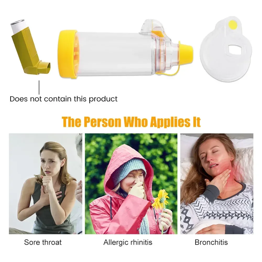 Adult Child Baby Automizer Asthma Spacer Inhaler Spacer Mist Storage Botlle Compressor Aerosol Cabin Nebulizer Tank & Mask Cup