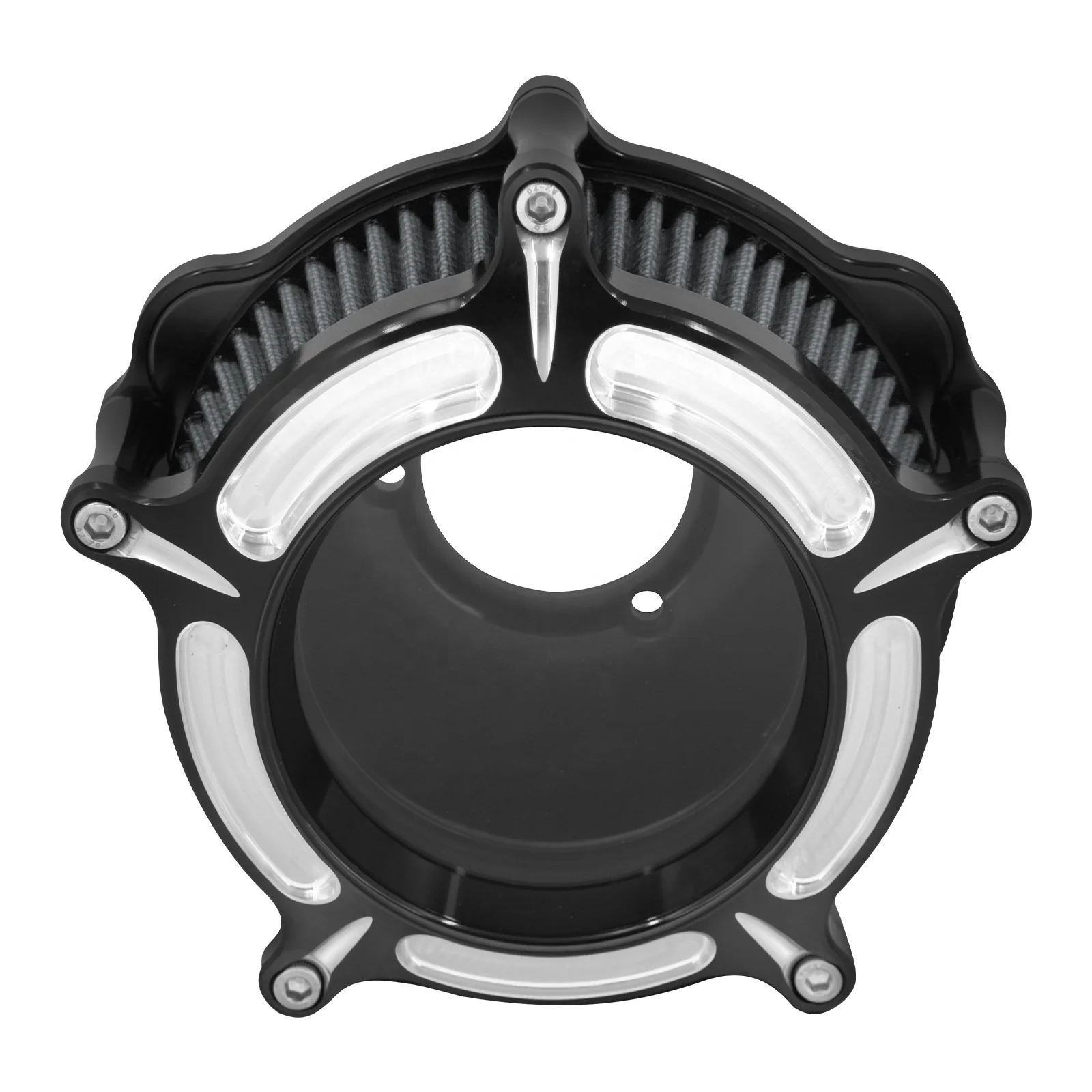 

STLF Motorcycle CNC Air Cleaner Intake Filter Aluminum for Harley Sportster XL1200 Touring Road Glide Softail Dyna