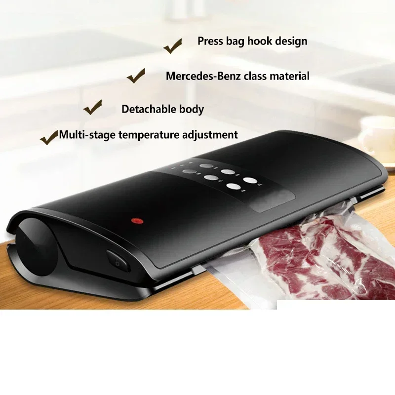 

Desktop Electric Kitchen Food Packaging Machine Bag Sealing Machine Kitchen Household Food Packaging Machine Food Storage Protec