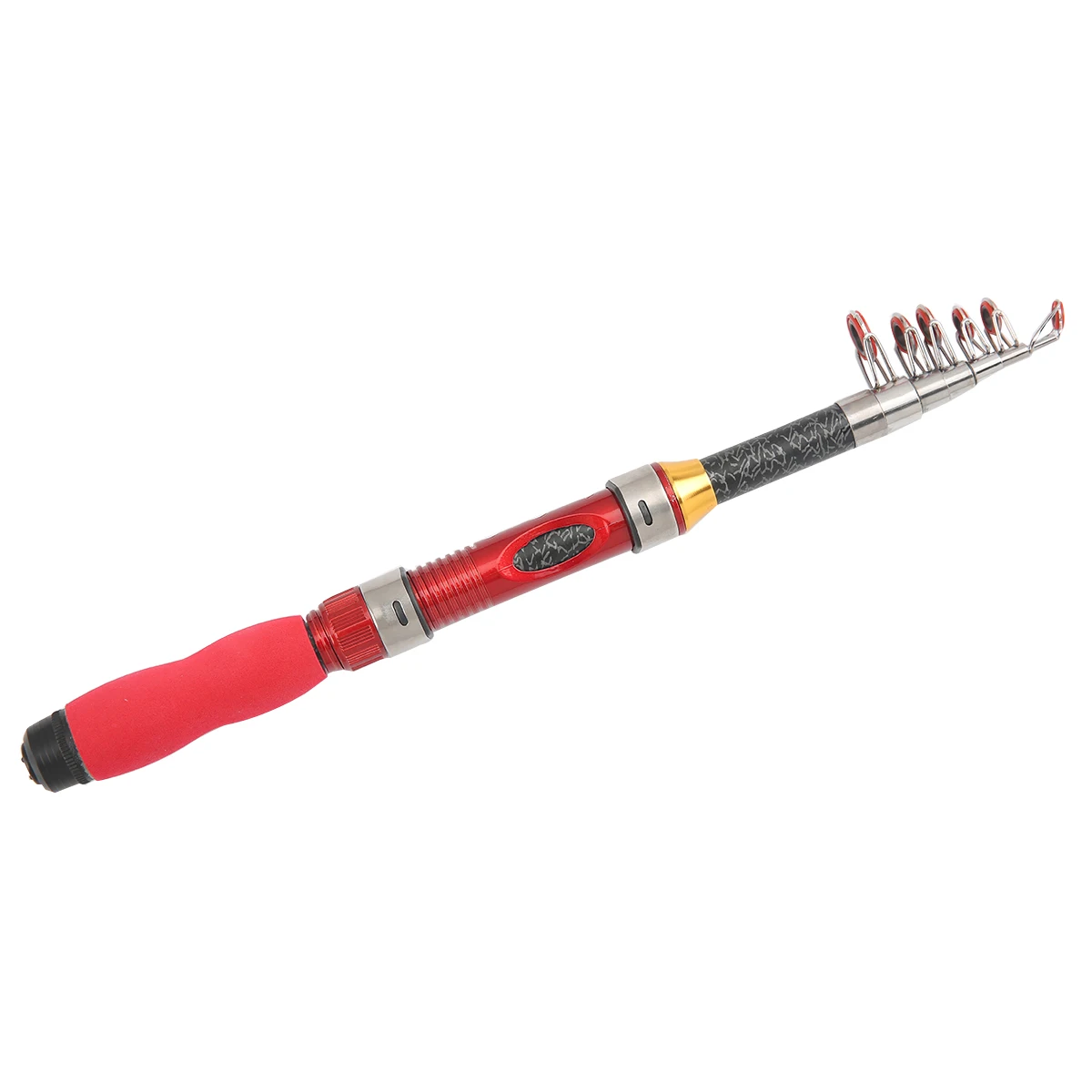 

Portable Fishing Rod Cork Grip Fiberglass Telescopic Pole Outdoor Travel Durable