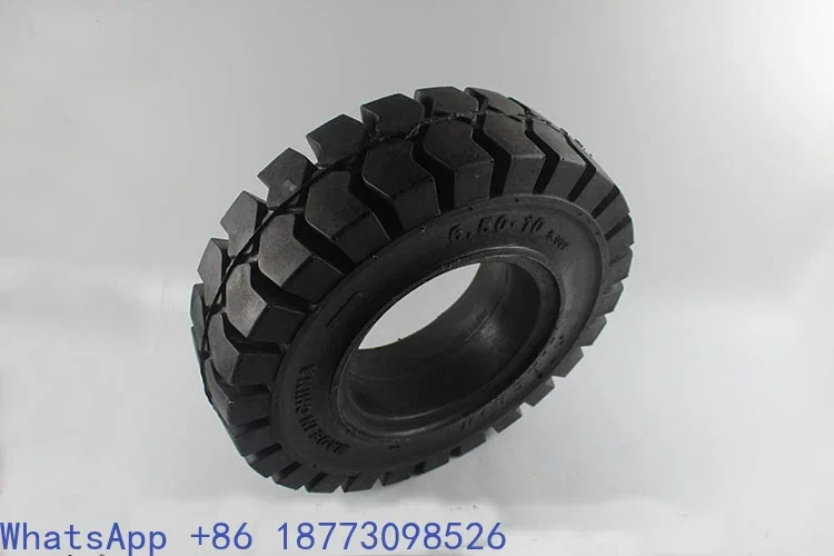 

Сплошная шина заднего колеса вилочного погрузчика 6.50-10 Сплошная шина 650-10 подходит для Hangcha Heli 3T 3.5T