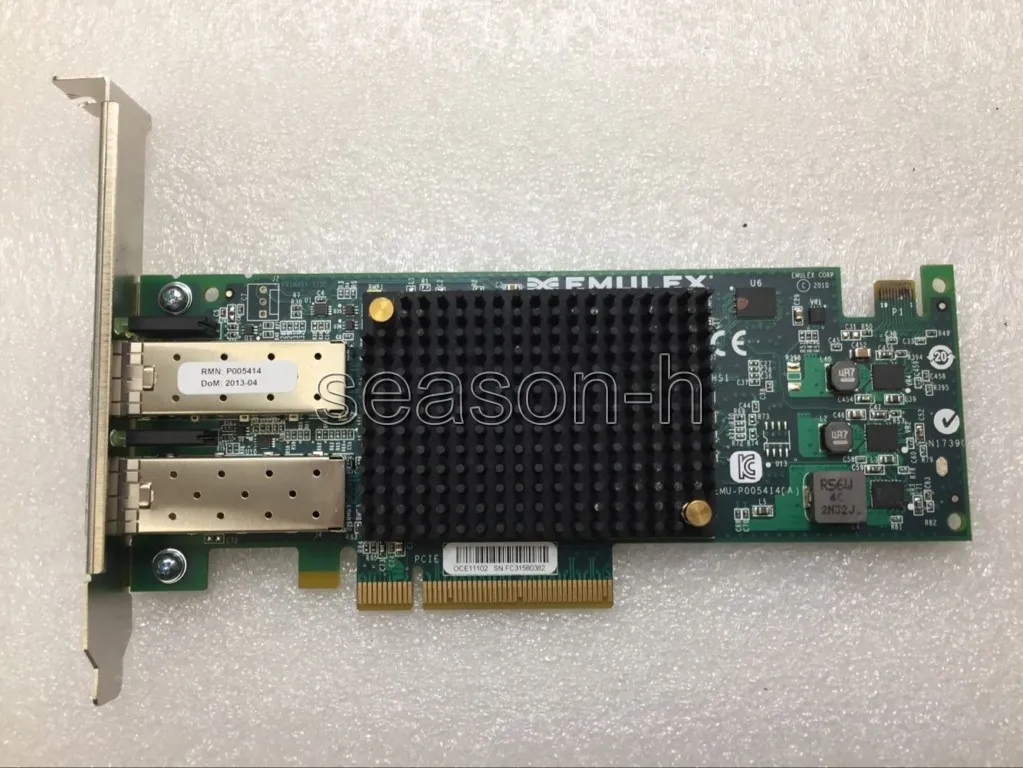 OCe11102 10 Gigabit 10GBe 10Gbit Dual Port Server Adapter PCIe x8