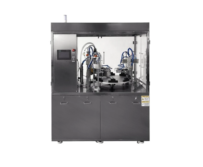Hot melt secondary throwing pipe filling and sealing machine secondary throwing bottle packaging machine equipment manufacturer