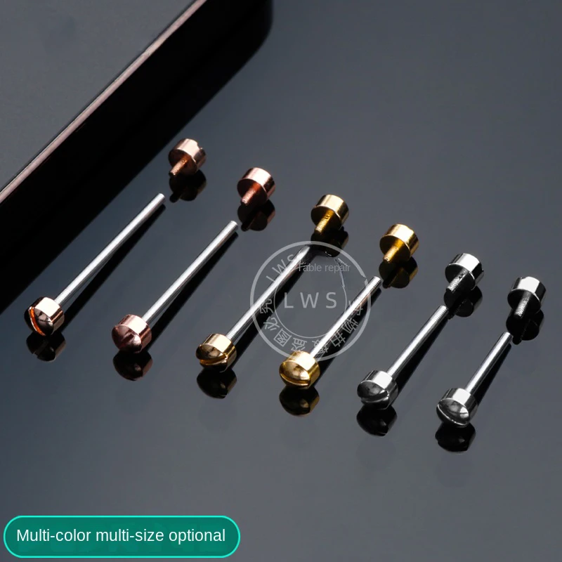 Notch strap screw rod for Versace Rossini GC CK MK nut strap connecting rod men women watch repair replace accessories wholesale