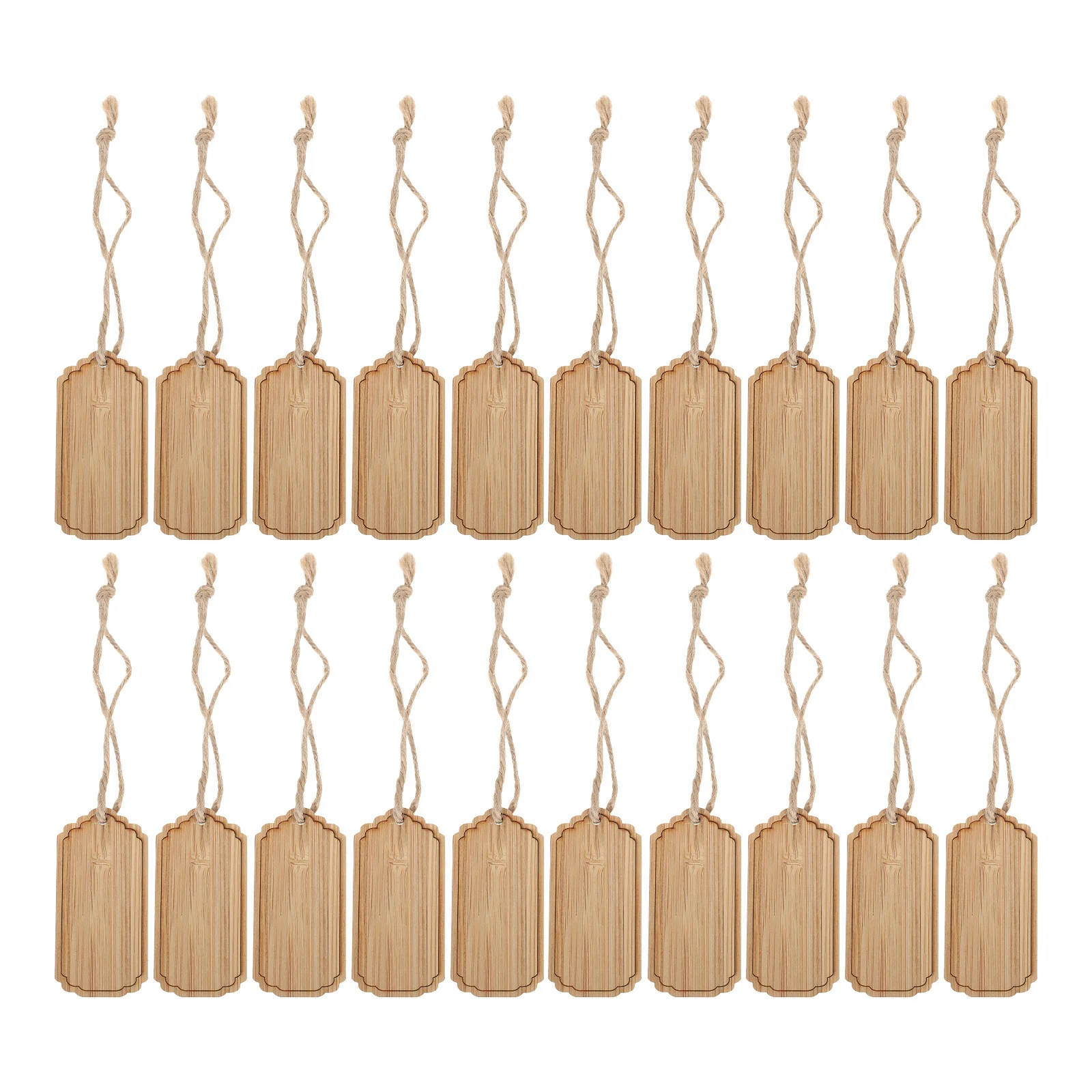 

20 шт., бамбуковые подвесные этикетки для растений, пустые садовые маркеры для уличных комнатных растений, многоразовые овощные цветочные горшки, бирки, веревка