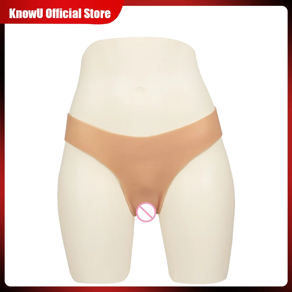 KnowU Crossdresser Full Silicone Underwear Pant Shorts Lifelike Crossdressing Transgender  Cosplay Cosplay Drag Queen Panties