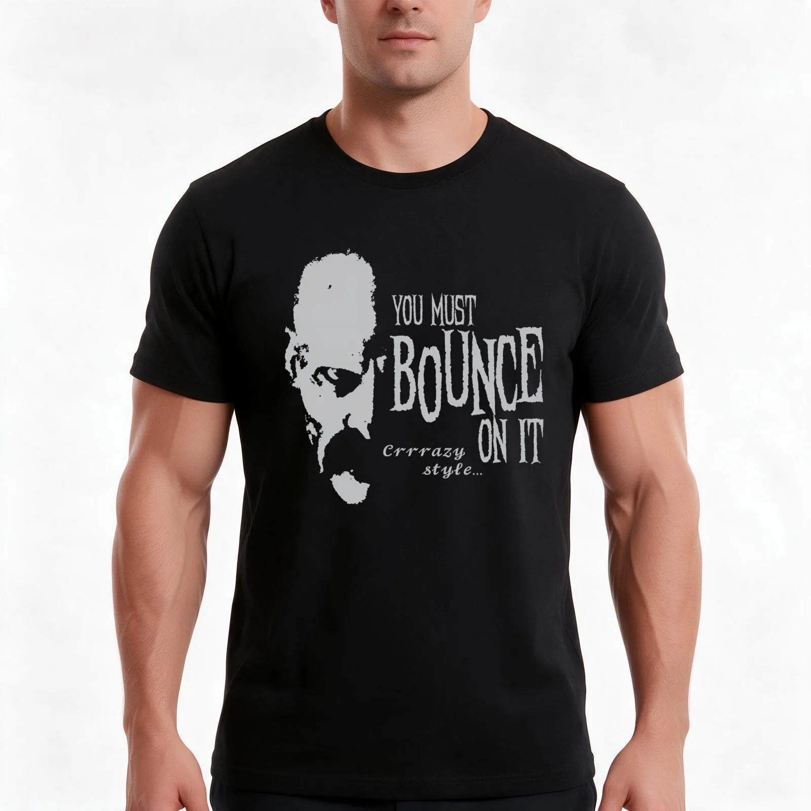 Count Orlok Nosferatu Meme You Must Bounce On It T-Shirt, Summer Casual Cotton Tee, Oversized Streetwear Tops, Unisex Men Women