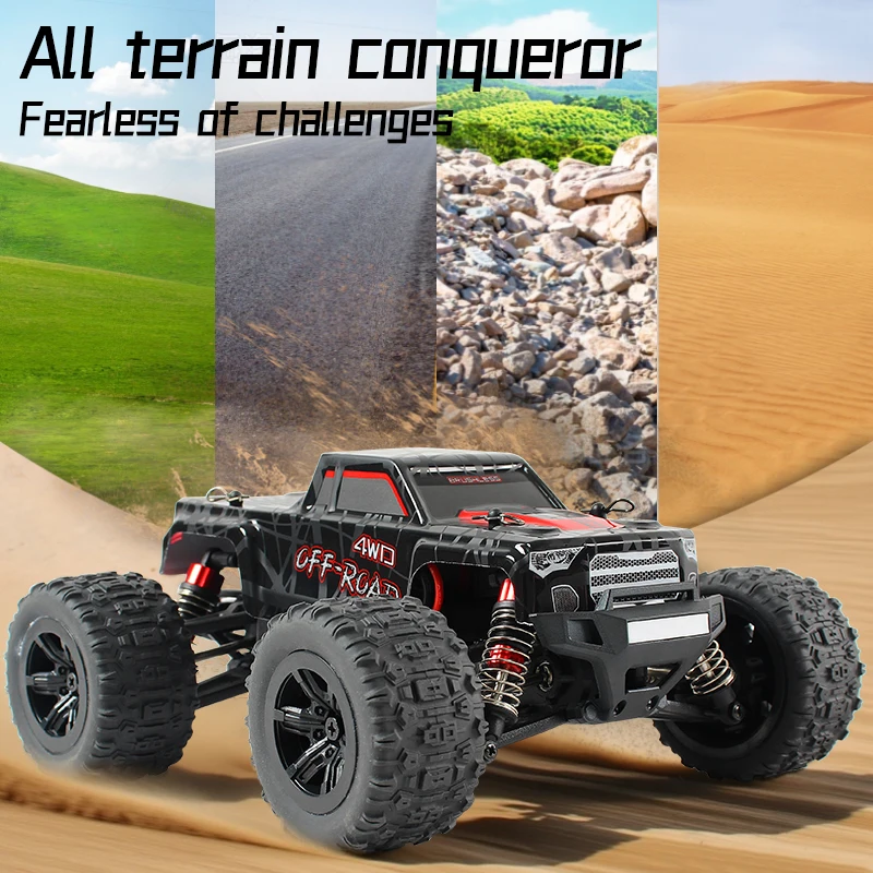 クールなもの おもちゃの車 面白いギフト - かわいい 40km/h 高速 4WD Rc トラック、ブラシレス Rc ドリフトカー、ビッグフット オフロード Rc カー、男の子用おもちゃ