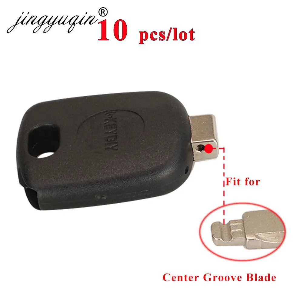 Jingyuqin 10pcs KEYDIY Transponder universale Car Key Shell Case KD/VVDI lame testa con supporto per Chip custodia universale per auto