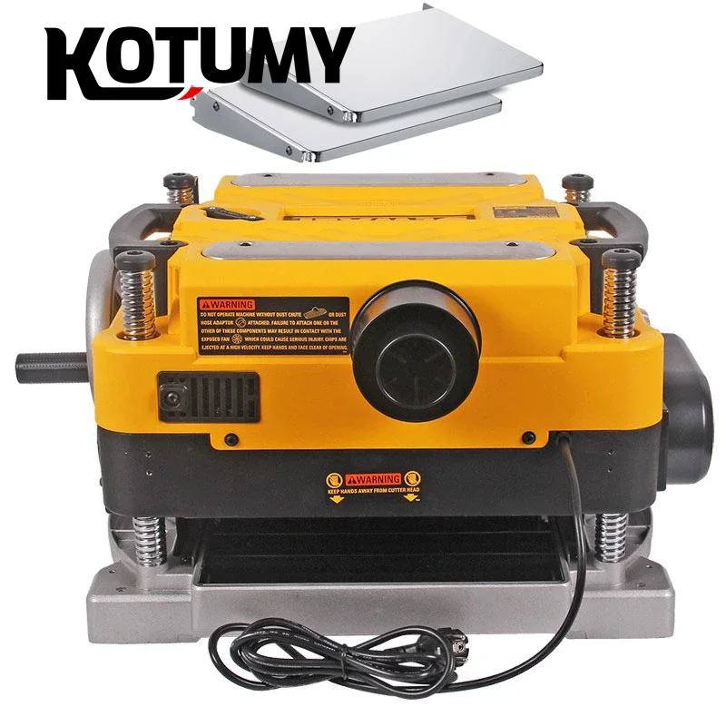 220V 1800W DW735 Multi-Functional Wood Planer Machine New Condition Bench Planer 1800W Core Motor Flat Planer Woodworking Tools