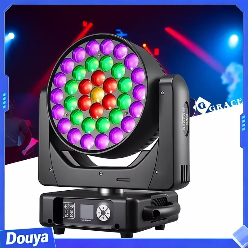 Grace 37X15W 4in1 Zoom Beam Moving Head LED Stage Lights