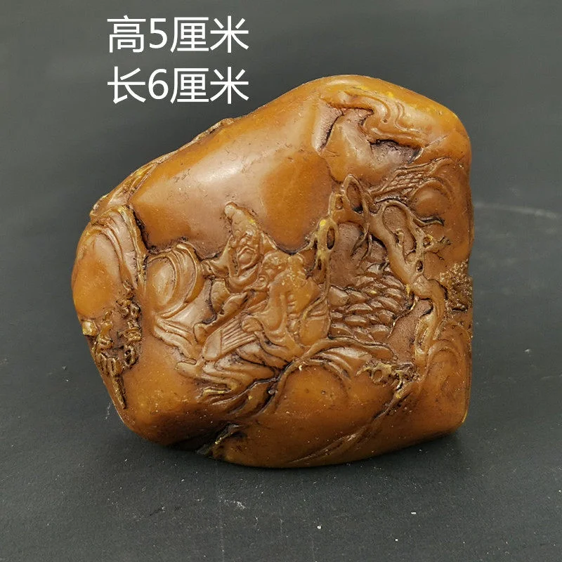 

Antique stone carving retro figure relief small ornaments home study desktop decoration folk art collection handicrafts