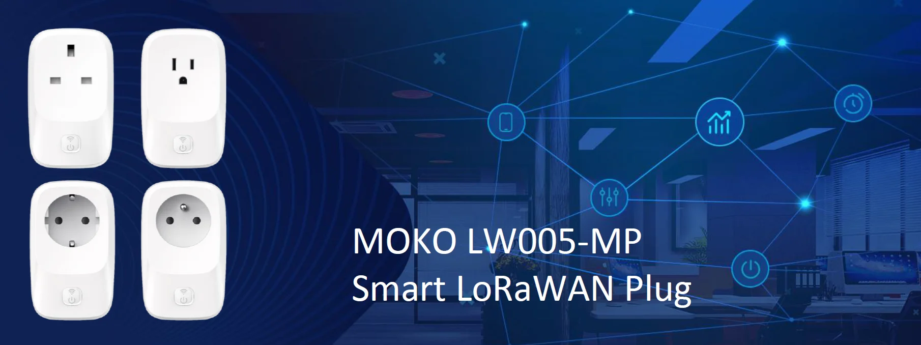 13HOT Intelligent Power and Energy Monitoring Plug IoT LoRaWAN Smart Plug for Management Manufacturer Direct