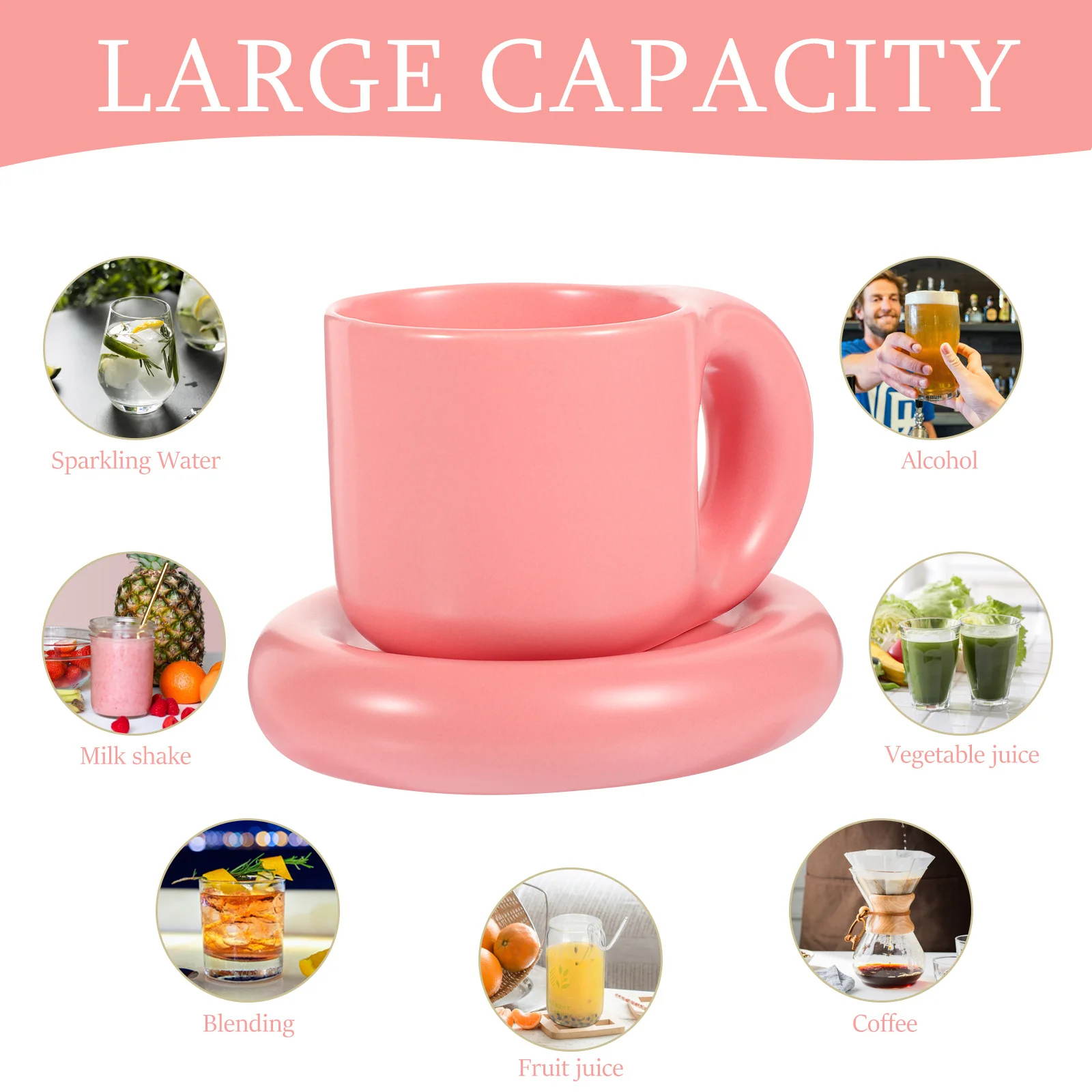 

Набор керамических кофейных чашек: Изысканные кружки для кофе и воды для дома, офиса, отеля, ресторана, чашки для латте и чая с блюдцем