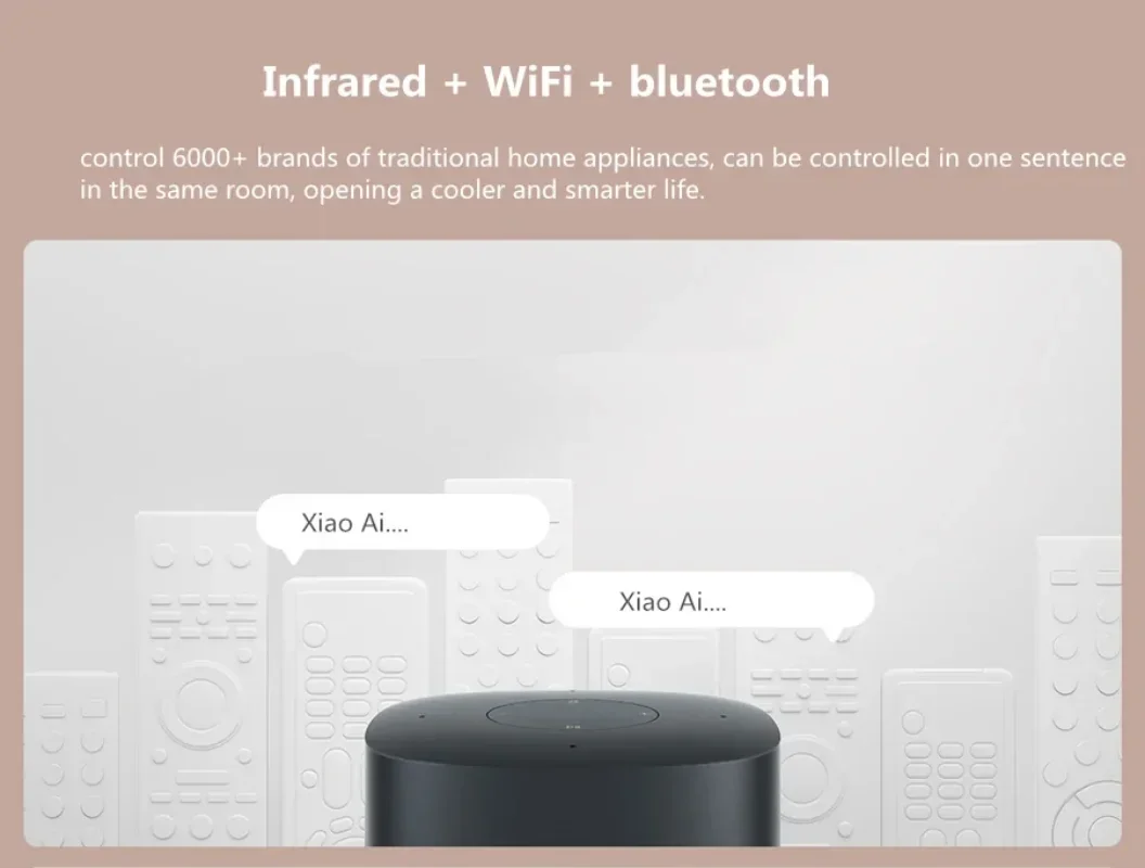 Imagem -02 - Xiaomi-xiaoai Bluetooth Speaker Play Display Led Relógio Digital Alto-falante Wifi Infravermelho Leitor de Música Versão cn