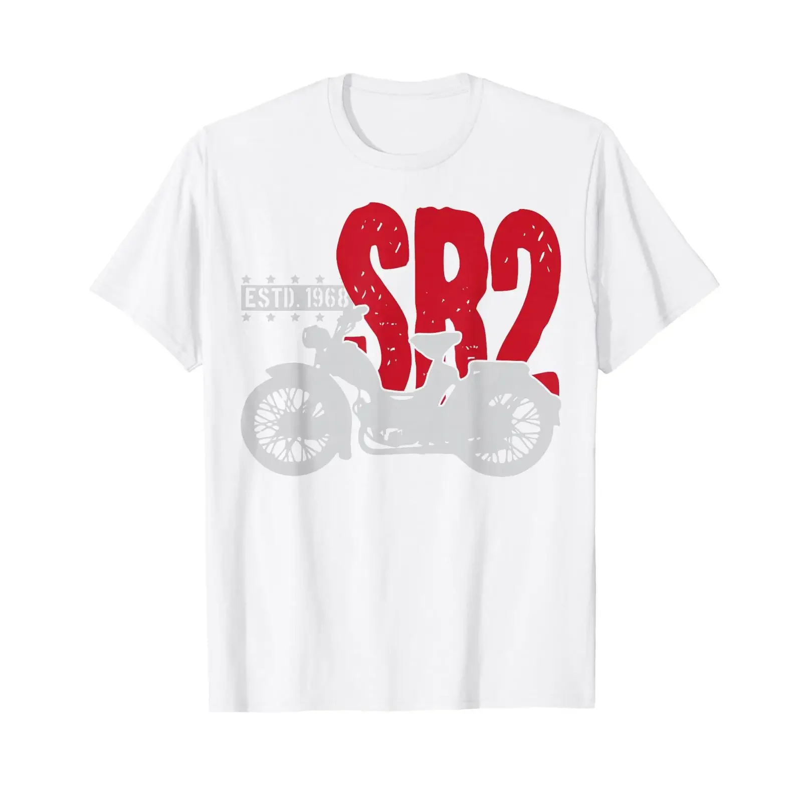 Moped Driver Since 1968 Simson Sr2 T Shirt vintage Washed Versatile Slightly Comfortable Stylish Casual Soft Breathable homme