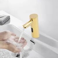 Touchless Bathroom Faucet Infrared Sensor Auto-Sensing Bathroom Faucet for Vanity Sink 20cm Hands-Free & 0.1MPA Pressure