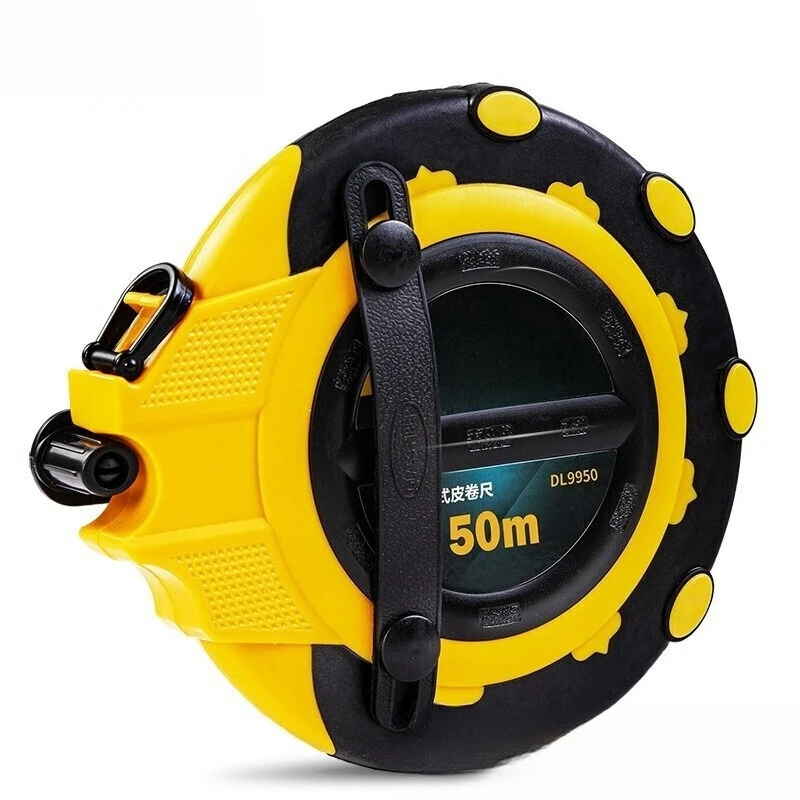 

Double speed box leather tape measure, construction site measuring ruler