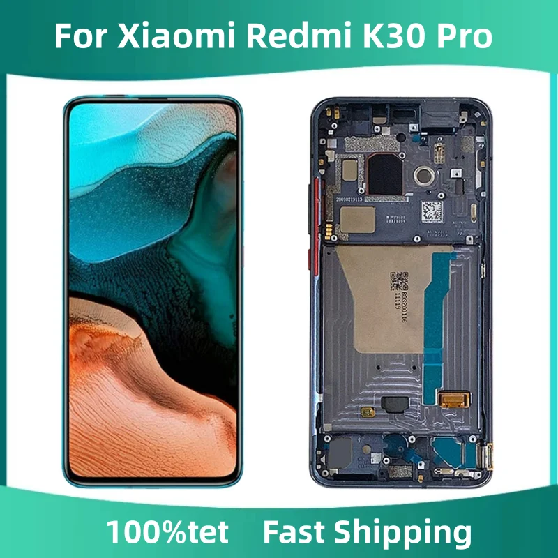 6.67'' For Xiaomi Redmi K30 Pro K30Pro LCD Display Touch Screen Digitizer Assembly For Xiaomi POCOF2 Pro M2004J11G LCD