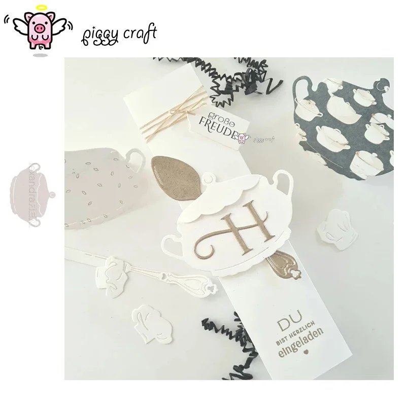 Piggy Craft metal cutting dies cut die mold Kitchen ware Scrapbook paper craft knife mould blade punch stencils dies