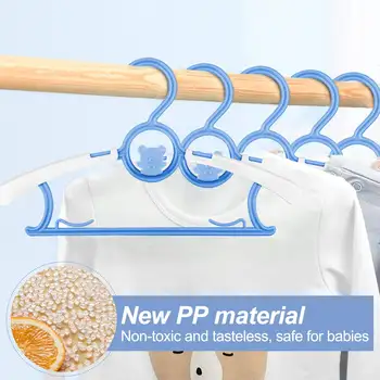 Protiskluzový věšák na dětské oblečení, nastavitelný úložný věšák, plastový multifunkční věšák na oblečení, obchod s oblečením, rodina 10 nejlepší prodej víceúčelový věšák na oblečení - №4