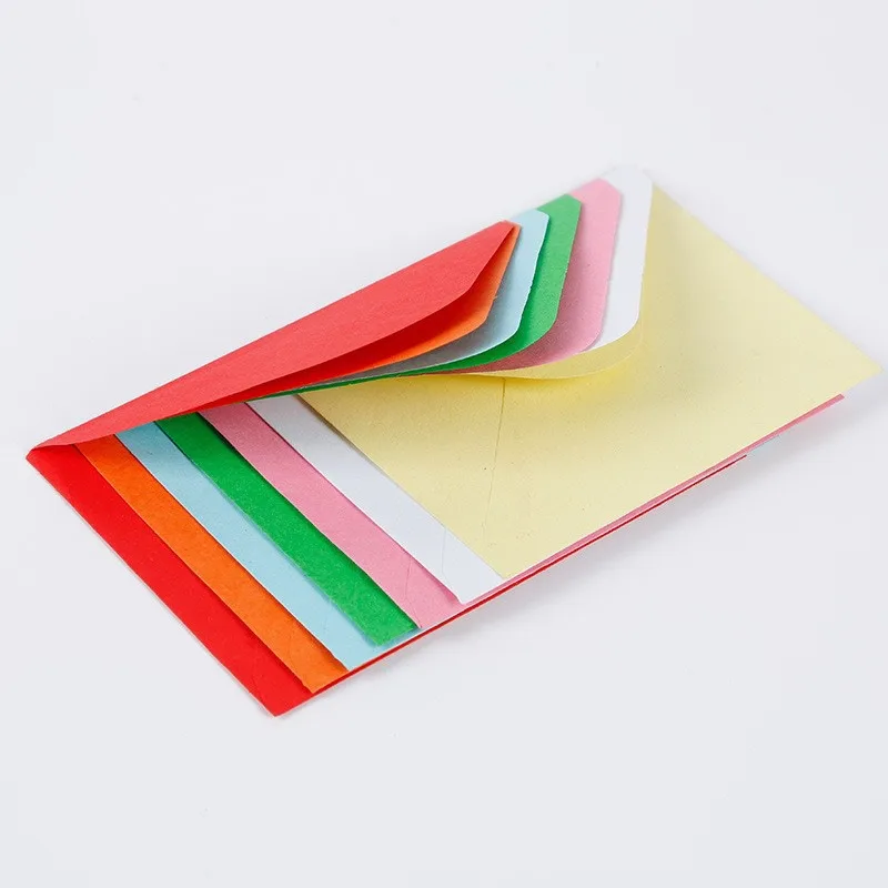 

50Pcs Candy Color Blank Mini Paper Envelopes For Letter Wedding Party Invitation Greeting Cards Gift Business Cards Envelope