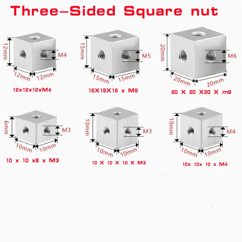 Rivet Nuts Hand Tools Yes Electrical None Square Nuts Aluminium Nuts M5 Link Nut Good Selling