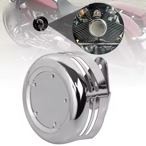 Chrome Horn for 5 Hole Point Cover For Harley Street Glide Sportster 883 1200 Dyna Heritage Softail Classic FLSTC