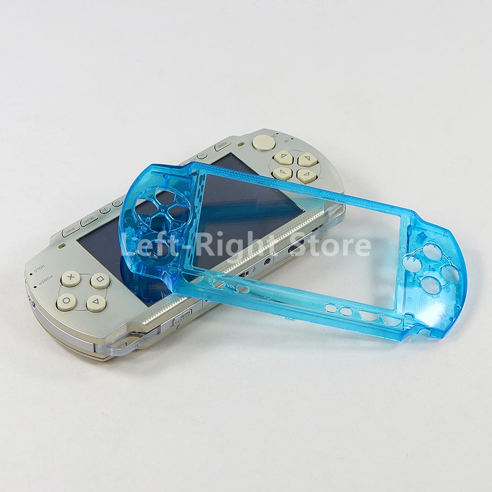 

8 шт. Замена для PSP1000 Верхняя верхняя передняя лицевая панель Чехол для PSP 1000 1000 Лицевая крышка Запчасти без логотипа