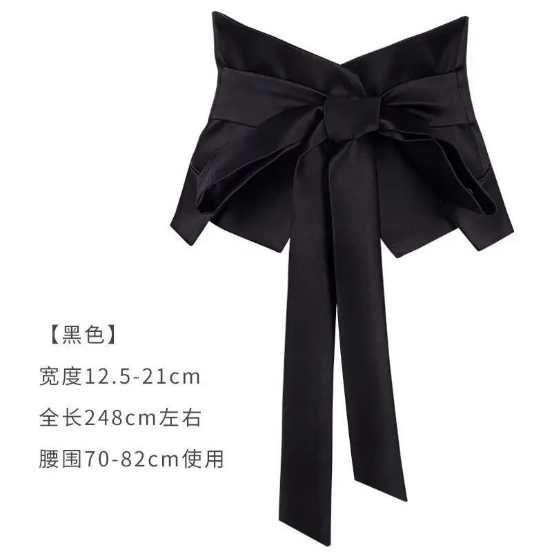 حزام مشد عريض مطرز للنساء من Cummerbunds خمر النمط الصيني الخصر ملابس خارجية أنيقة إكسسوار للفساتين