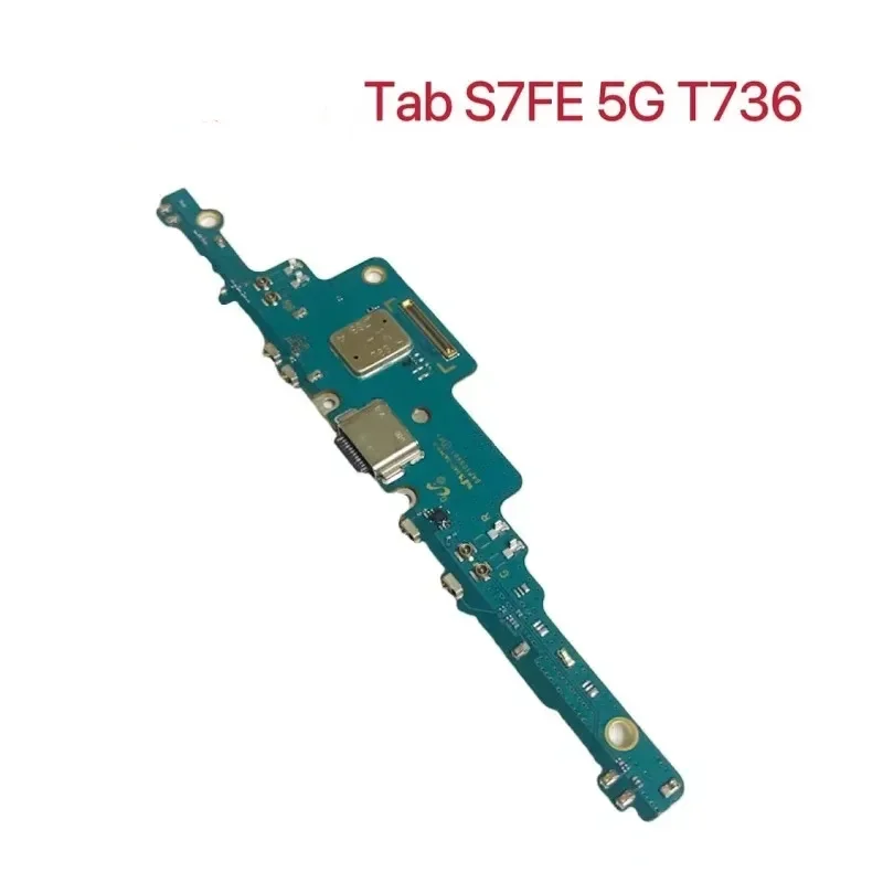 For Samsung Galaxy Tab S7 FE 5G T736B/N Charging Port Charger Plug Dock Connector Flex Cable T738U T730 Repair Parts