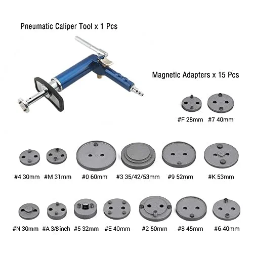 Pneumatic Air Rear Disc Brake Caliper Piston Pad Compressor Wind Back Service Tool Brake Pad Exchanger Caliper Tool