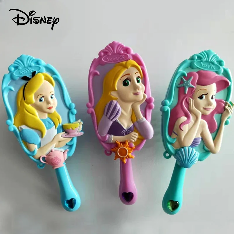 Disney princess hair comb cartoon animation character air cushion massage comb hairdressing tools children girl birthday gift