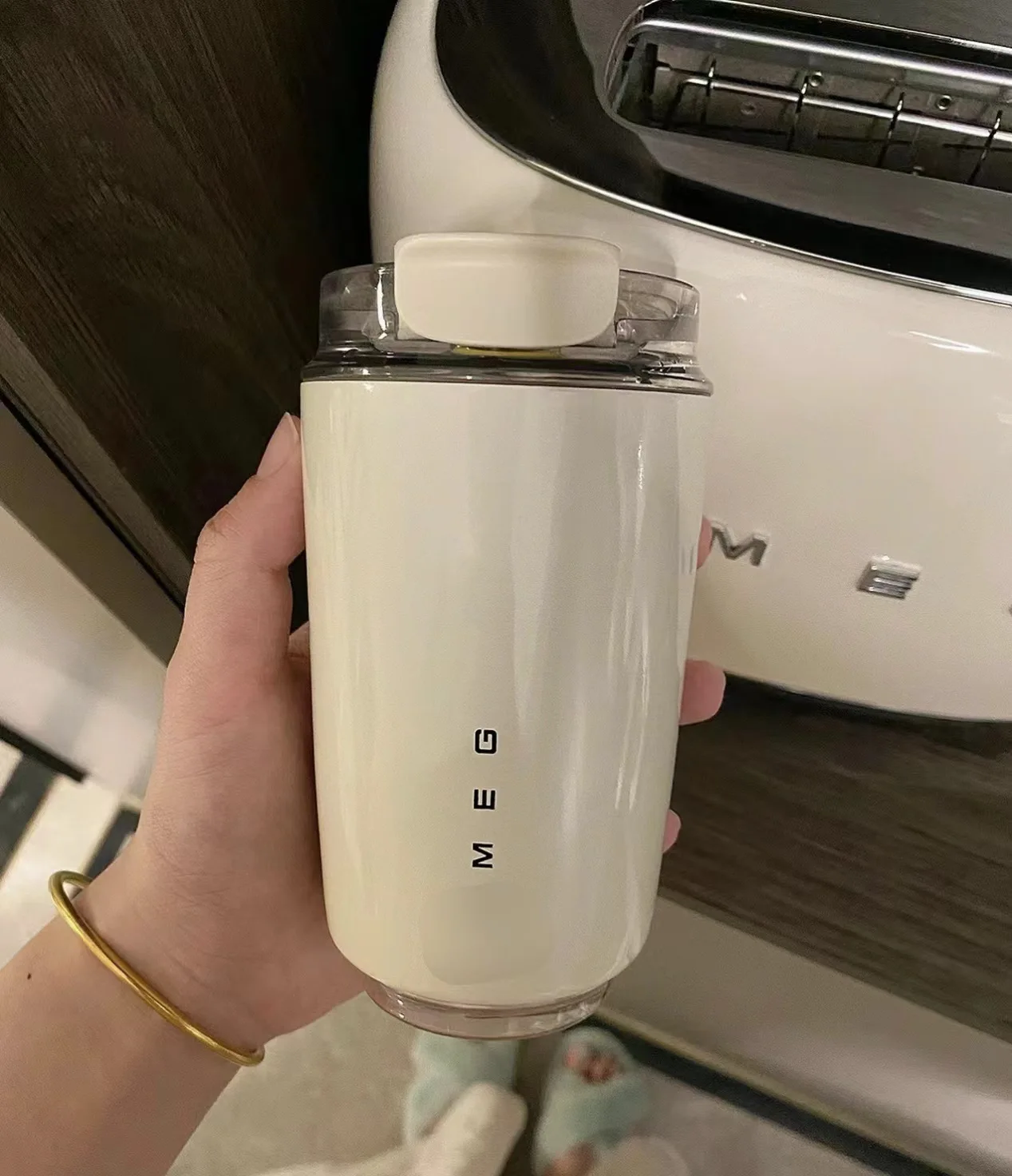 320ML Tumbler Thermos Cup Milky White Coffee Mug Car Insulated Water Bottle Travel Stainless Steel Vacuum Flasks Drinking Kettle