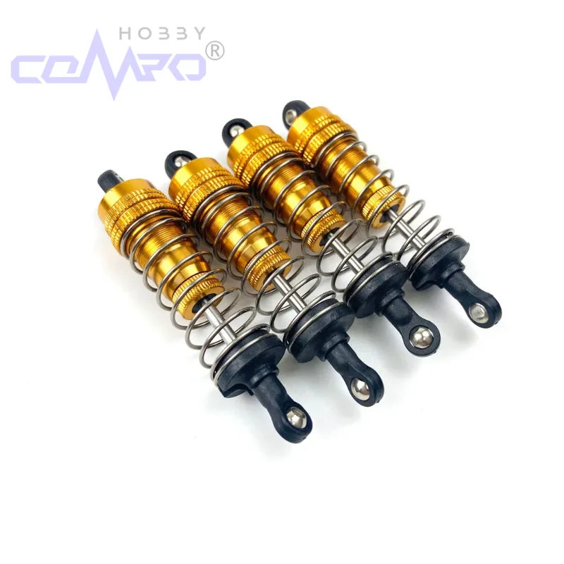 

2PC Aluminum Metal Oil Filled Shock Absorber Front&Rear For 1/14 WLtoy 144001 1316 RC Car Crawler Short Course Truck Upgrad Part