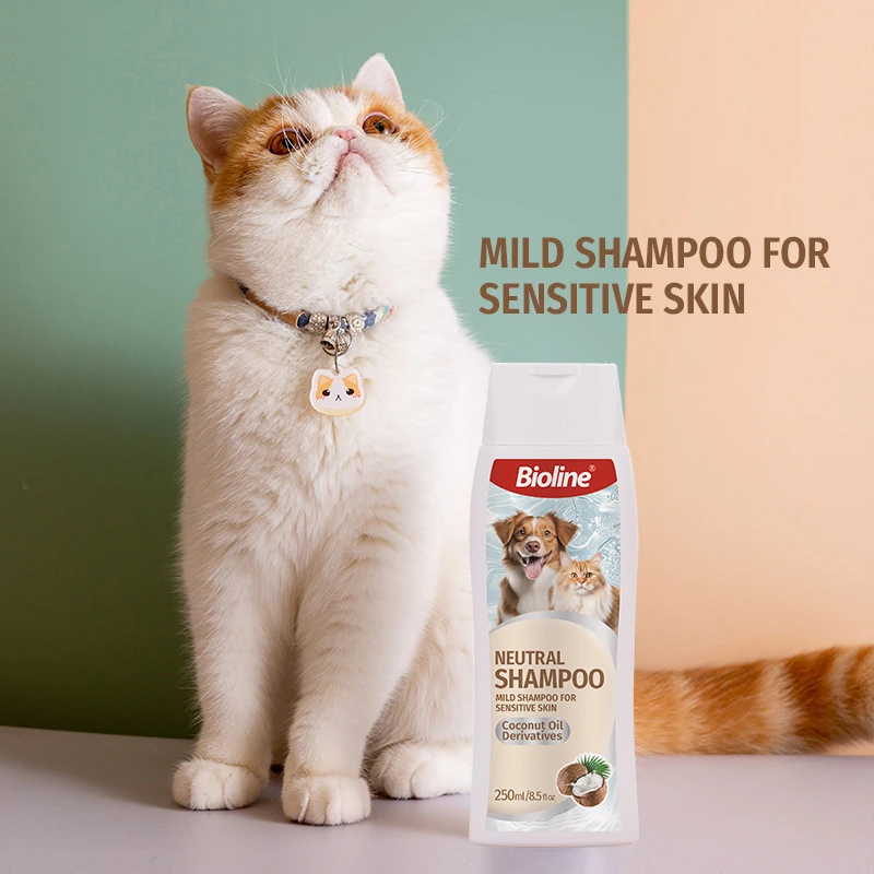 

Bioline Pet Shampoo for Cat and Dog Natural Moisturizing Shampoo Moisturizing Dog Shampoo For Sensitive Skin PH Balanced