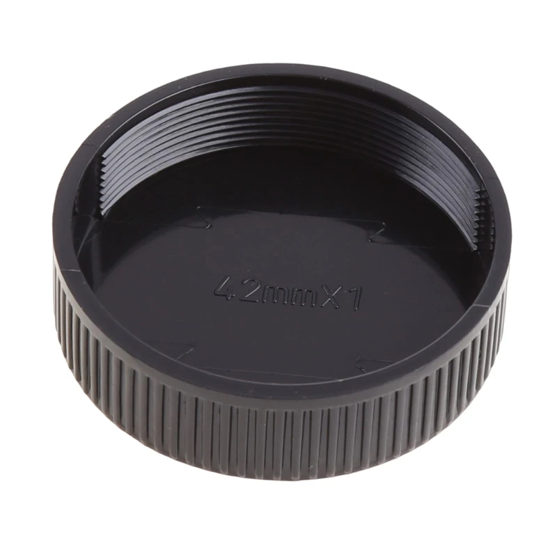 1Pc Rear Lens Cover For M42 42mm 42 Screw Mount Black