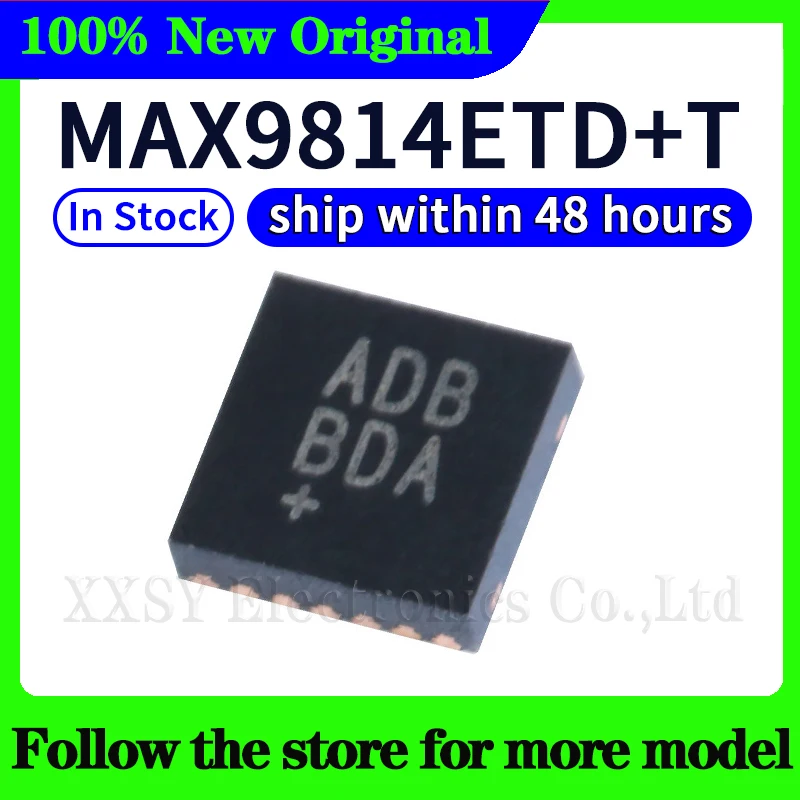 MAX9814ETD+T متوفر في المخزون