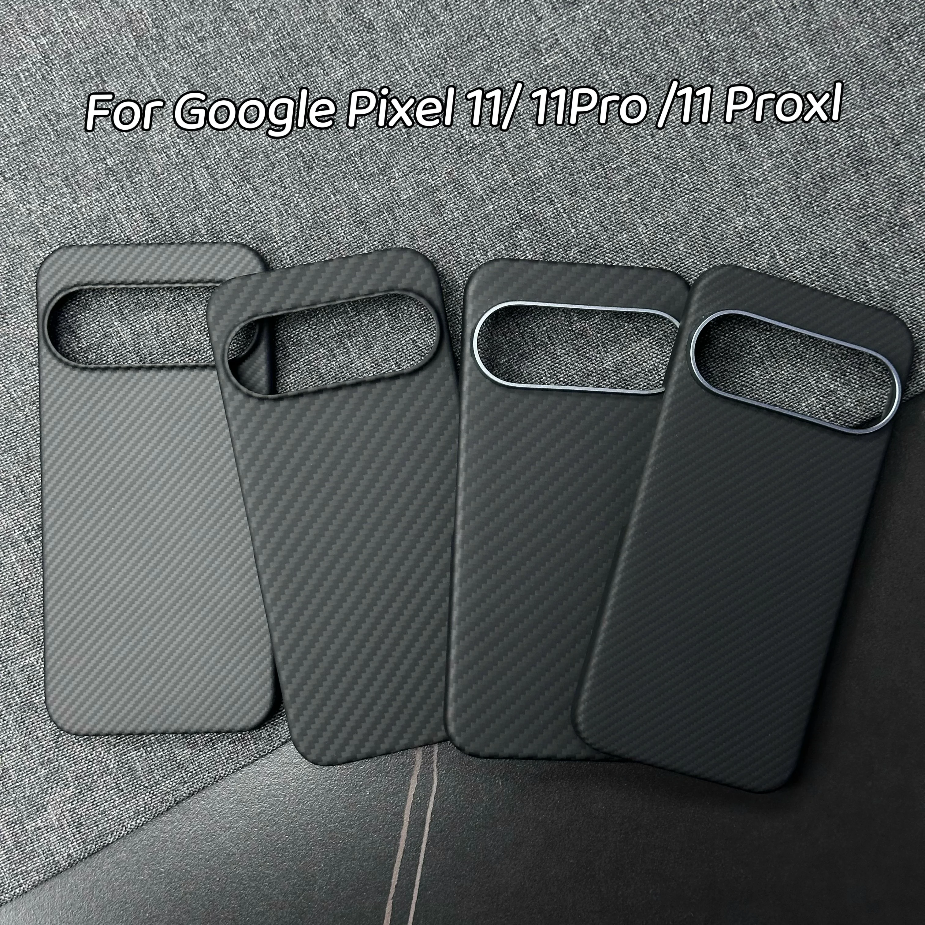 Pour Pixel 11 11 Pro 11 Pro XL, Étui en fibre d'aramide Kevlar 600D/1500D authentique, Coque ultra fine antichoc MagSafe pour Pixel 11