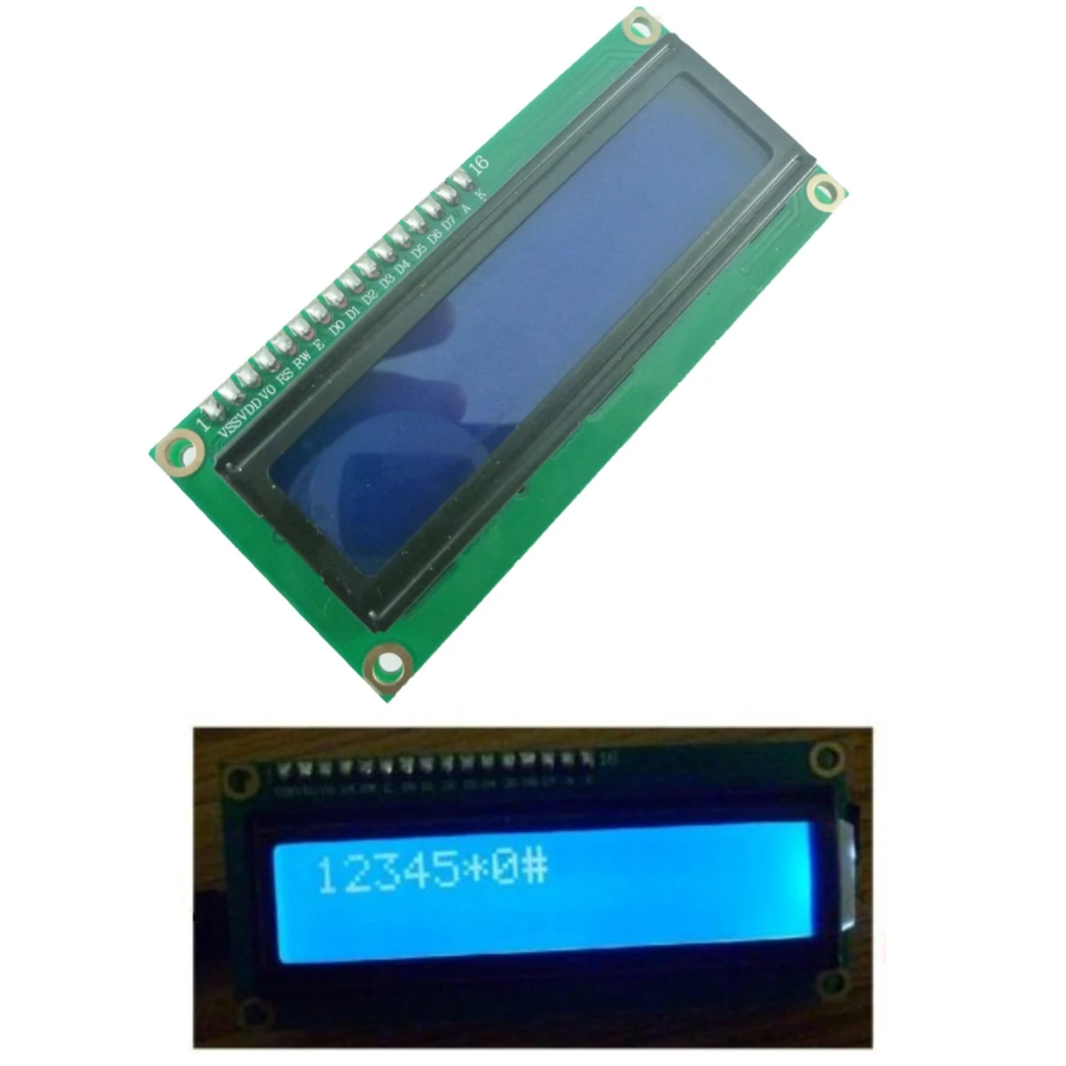 CE037 DTMF Dial Tones decoder with LCD Display MT8870 Audio Voice for Mobile phone key pad DTMF Encoder