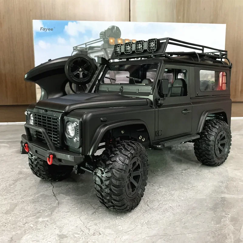 Veículo de controle remoto em escala completa, simulação D90, veículo off-road, carro de escalada, veículo de escalada, 4 rodas, Fy003-5, modelo RC 1: 12