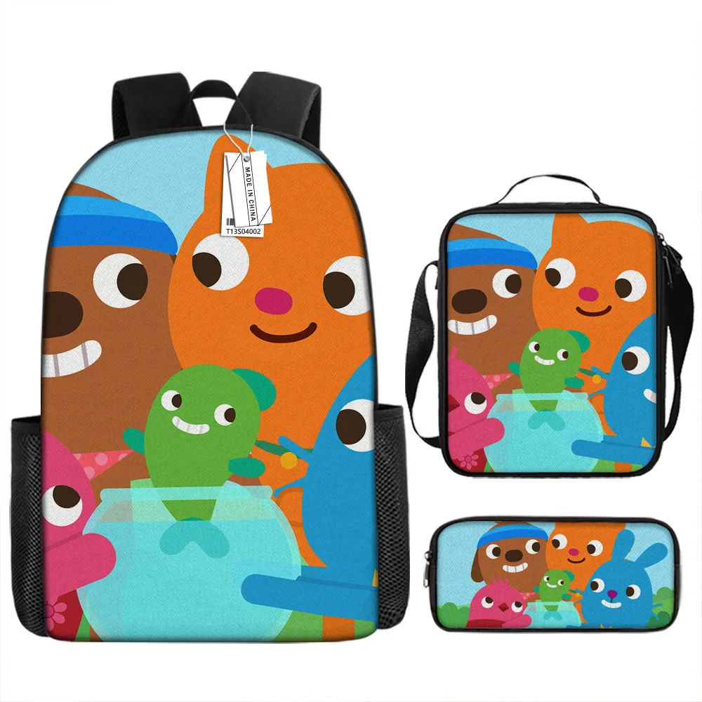 

Hip Hop Youthful Sai Ge Mini Companion 3D Print 3pcs/Set Student Travel bags Laptop Daypack Backpack Lunch Bag Pencil Case