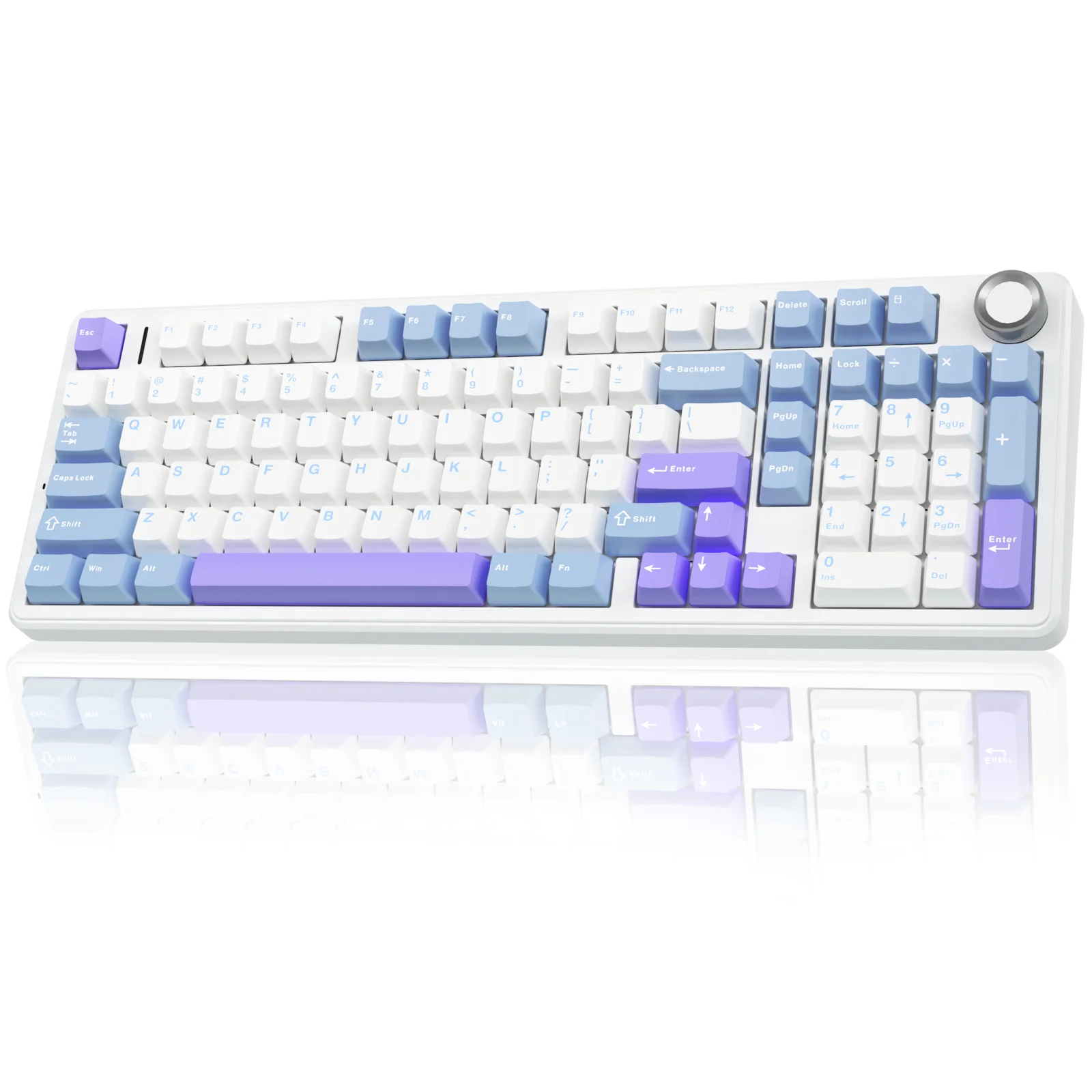 AULA F99pro Draadloos gamingtoetsenbord Pakkingstructuur Compatibel met 3/5-pins Hot-swap mechanisch toetsenbord met mediaknop