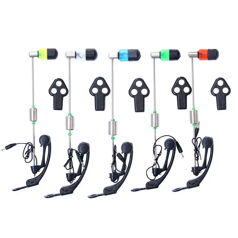 Fishing Rod Bite Bait Alarm Adjustable Fishing Alarm Fish Bait Alarm Bite Bait Alarm ABS Headlight For Professional